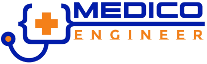 Transparent medico engineer logo