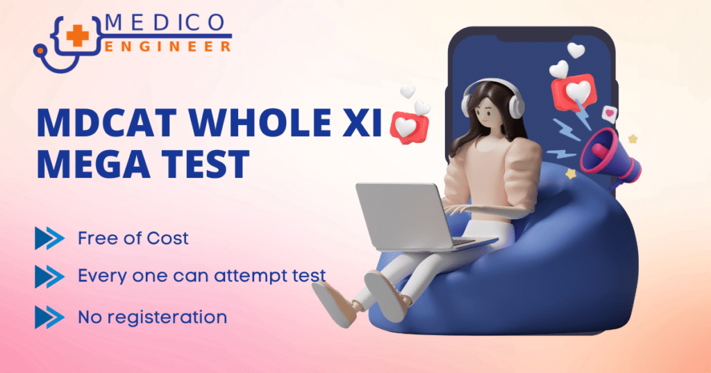 MDCAT Whole XI Mega test