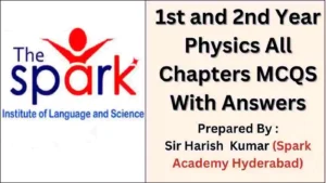 1st year and 2nd year physics mcqs for mdcat
