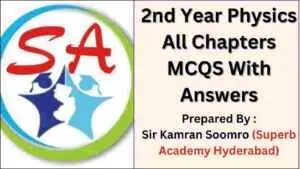 2nd year physics mcqs by sir kamran soomro