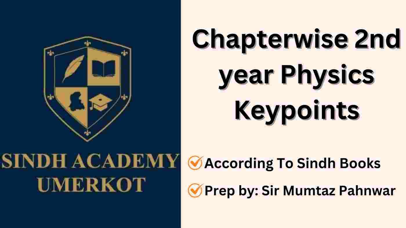 SPSC Physics Class 12 Keypoints
