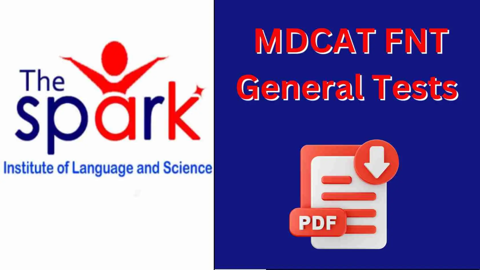 Spark academy Mdcat FNT general tests