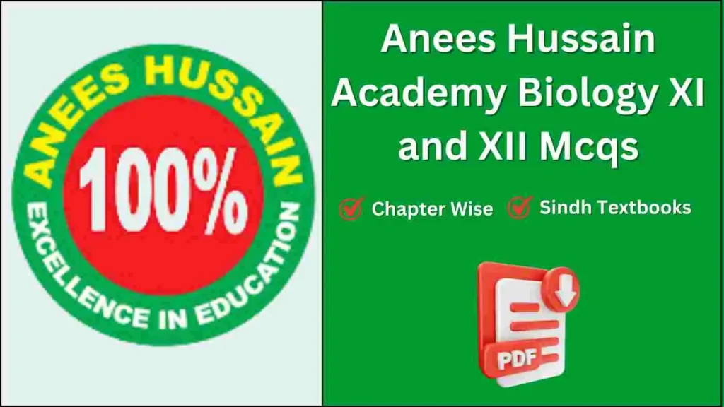 anees hussain biology 11 and 12 mcqs pdf