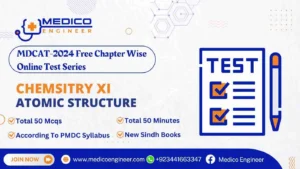 chemistry xi atomic structure online test mdcat