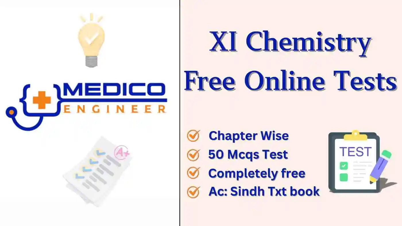 Mdcat XI Chemistry free online tests