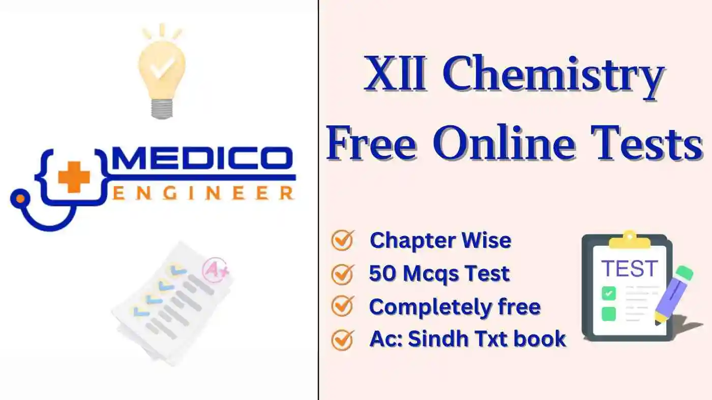 Mdcat XII Chemistry free online tests