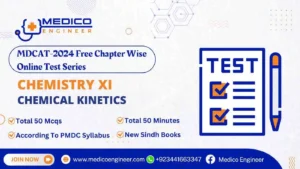 XI Chemistry Chemical Kinetics Online Test Mdcat